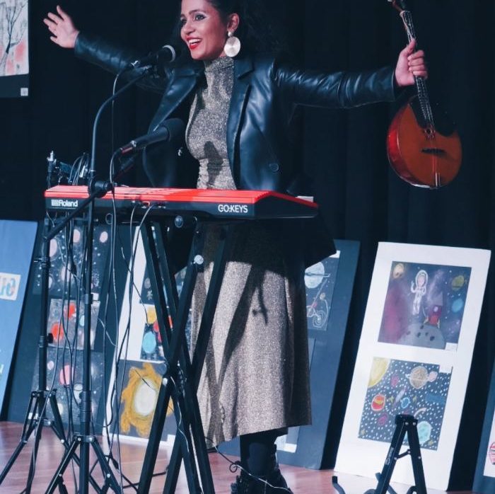 Global Popstar Jahna Sebastian Performs at at Celebration Concert in Chelsea in London