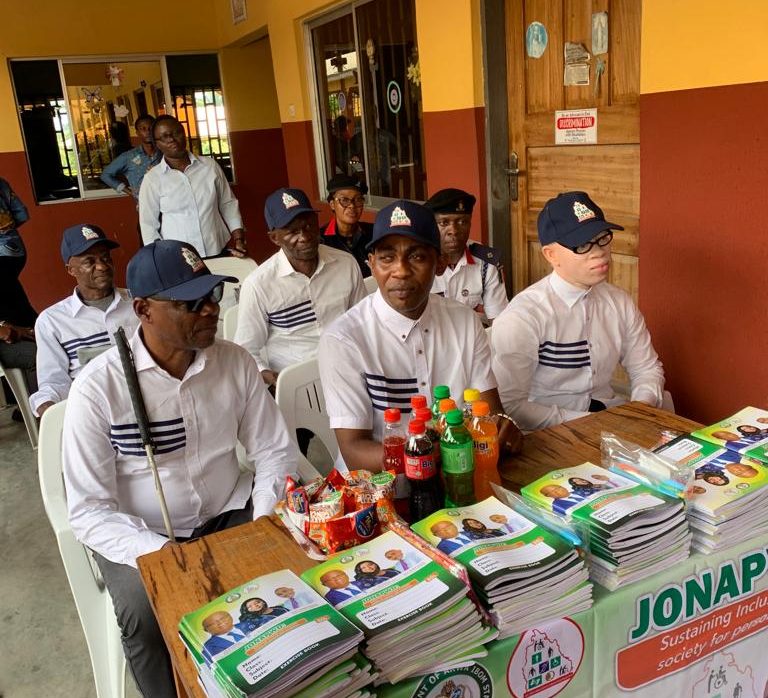 JONAPWD Supports Special Schools With Educational Materials