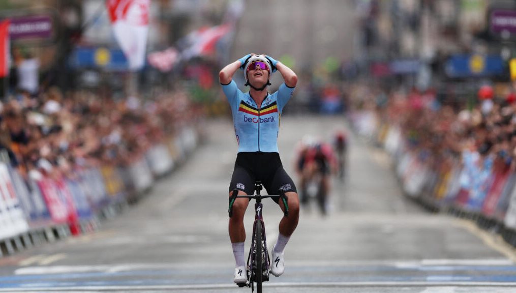 Belgium’s Kopecky wins women’s world road race title