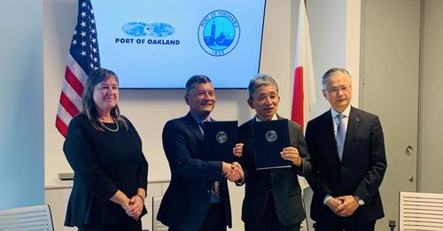 Ports of Oakland and Yokohama to create a green shipping corridor