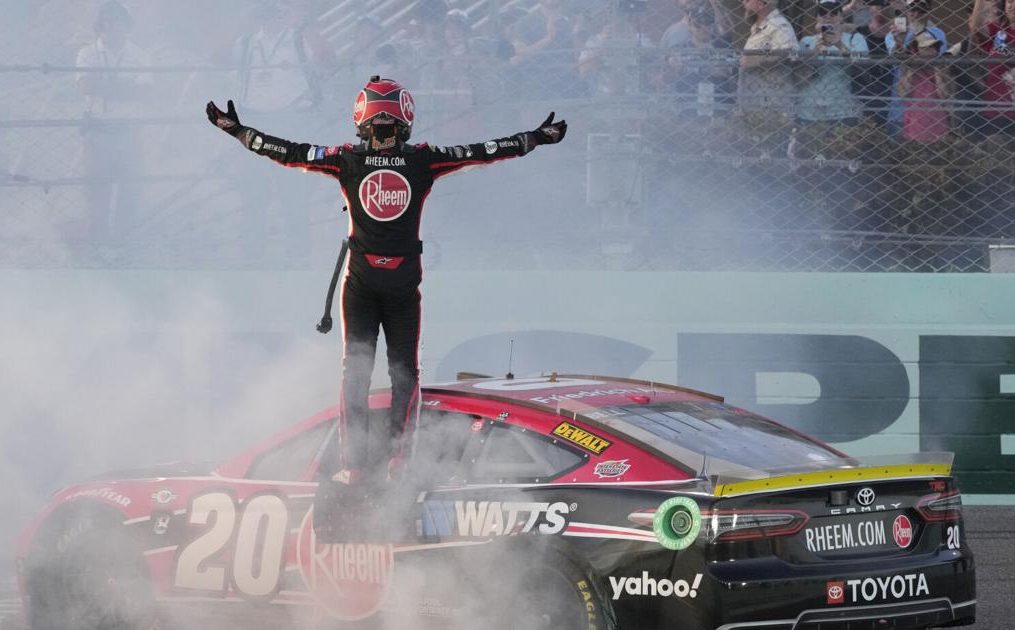 Christopher Bell punches ticket to NASCAR championship race; wins rollercoaster race at Homestead