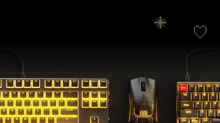 Save up to 75% on an utterly brilliant Glorious mechanical keyboard or ultra-light mouse in their BF sale