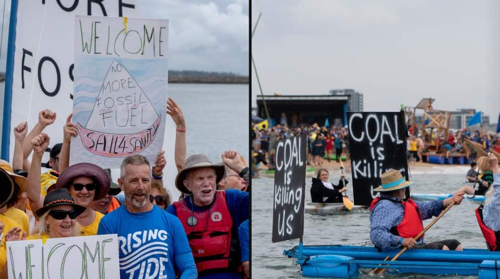Two-hour shifts and halted exports: Blockade of Australia’s largest coal port continues
