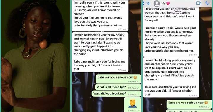 “You’re too nice”: Caring boyfriend in pain as girlfriend breaks up with him