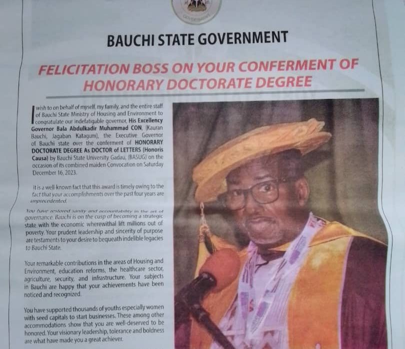 Fact-check: Did Leadership Publish “Executed” Gov Bala of Bauchi in a Sponsored Advert?