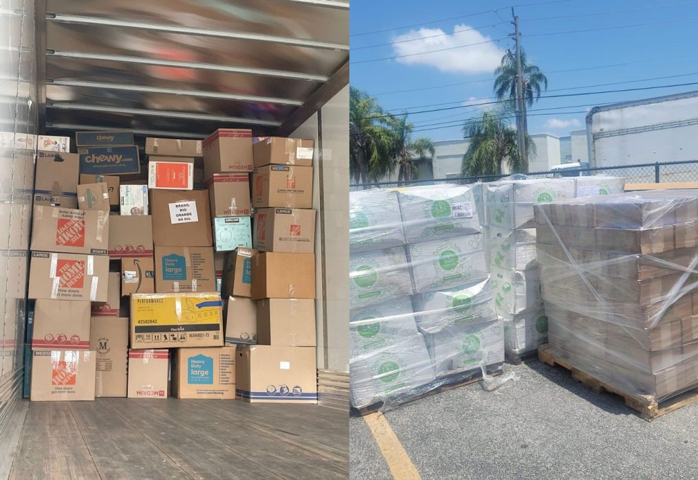 Grupo de voluntários na FL encerra campanha de arrecadação para RS e anuncia envio de donativos