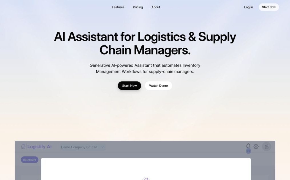 Logistify: AI assistance for efficient supply chain management